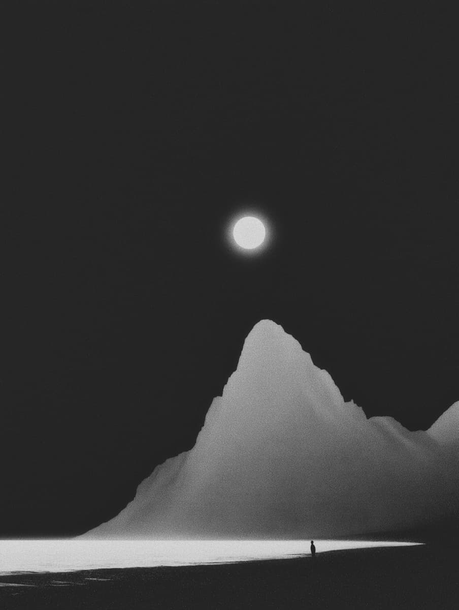 Echo 56 by Bastiaan Woudt, 2025 — Piezography on Awagami