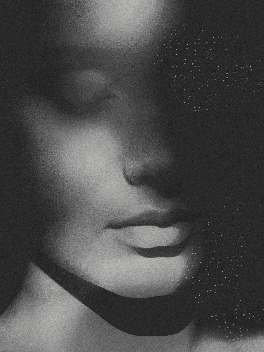 Echo 21 by Bastiaan Woudt, 2024 — Piezography on Awagami