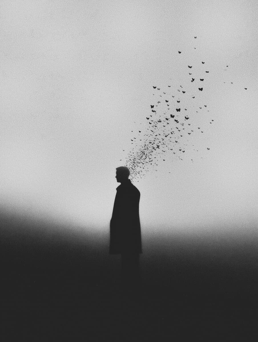 Echo 55 by Bastiaan Woudt, 2025 — Piezography on Awagami