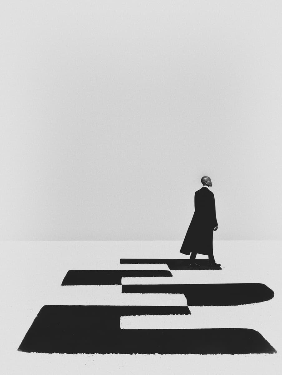 Echo 54 by Bastiaan Woudt, 2025 — Piezography on Awagami