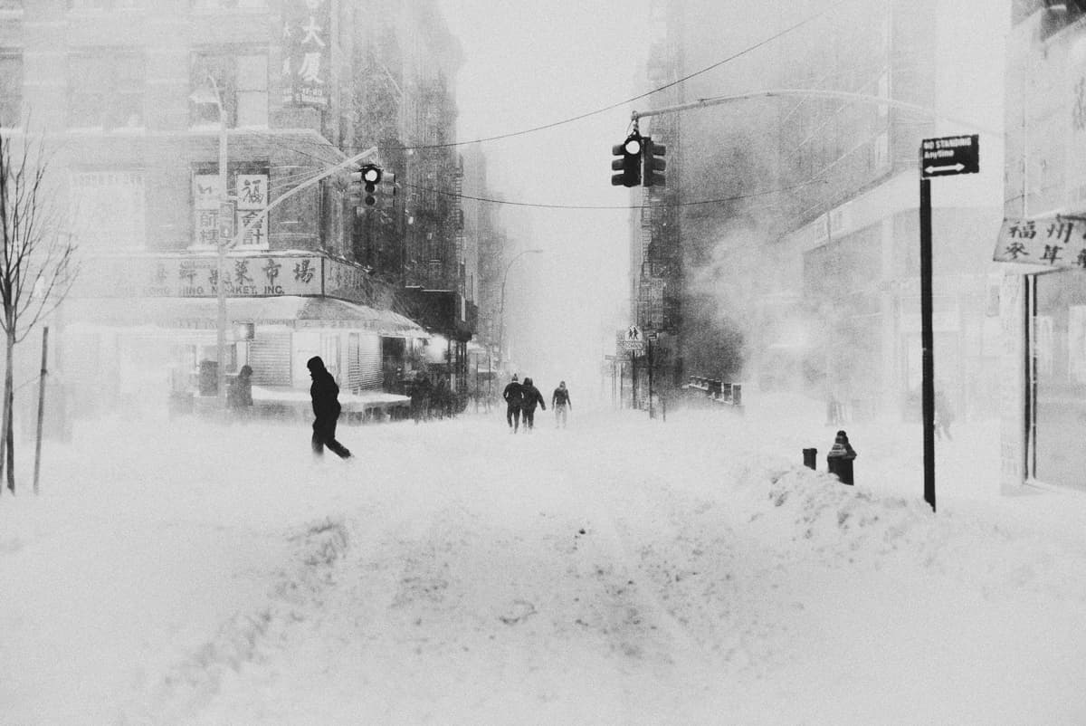 Blizzard NY III by Bastiaan Woudt, 2016 — Archival Pigment Print