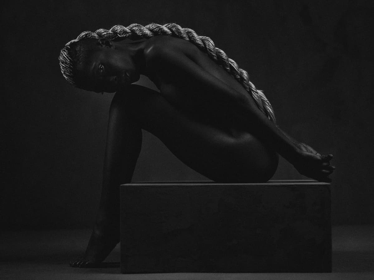 Tino White Hair by Bastiaan Woudt, 2019 — Archival Pigment Print